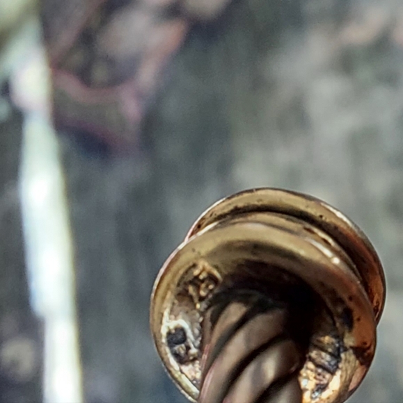 Minimalist SS 925 Cable Cuff Bracelet w/Glass Ends. GC&Current. - Picture 12 of 13